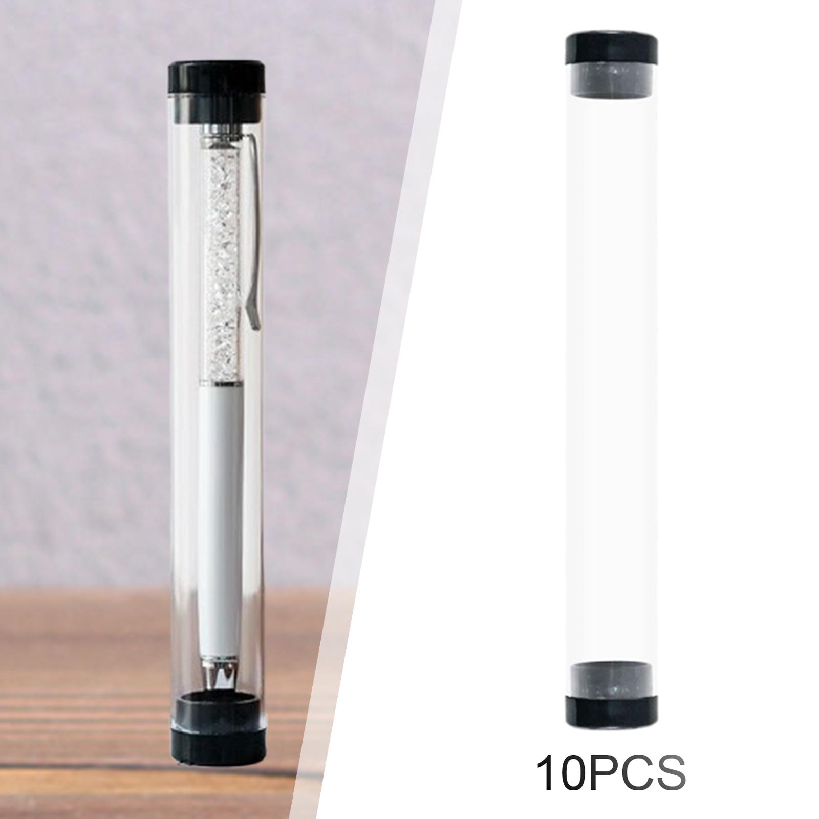 10x Clear Pen Gift Box Cylinde - Food Storage Youtube recension och pris