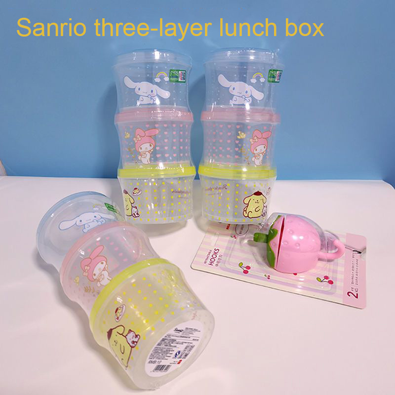 Kitty Bento Box Set 3 Pieces C - Food Storage In Room recension och pris