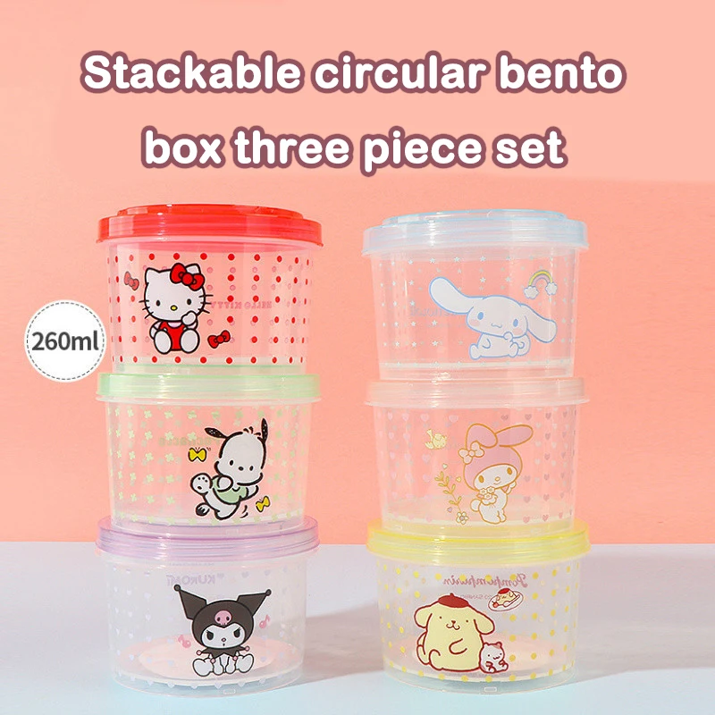 Kitty Bento Box Set 3 Pieces C - Food Storage In Room recension och pris
